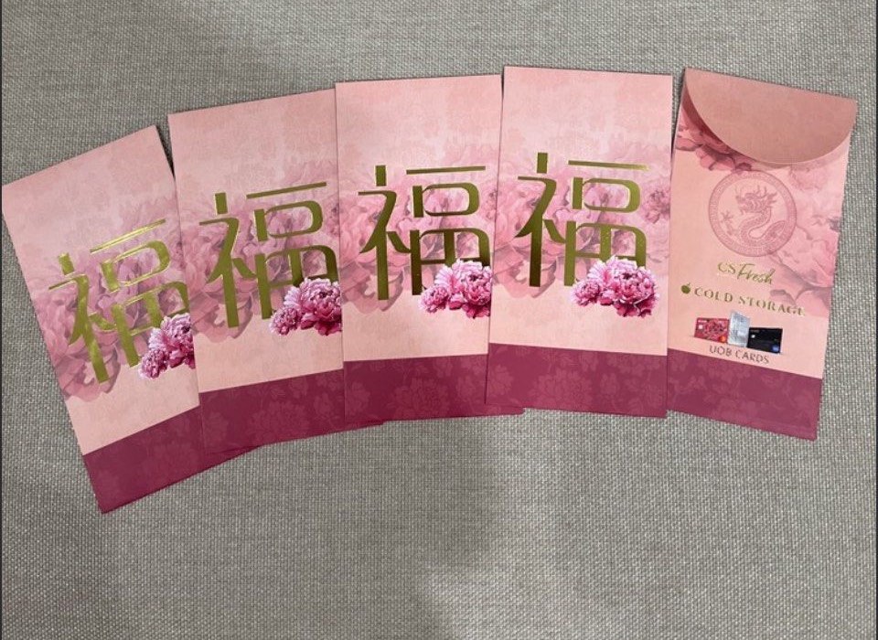 Cold Storage x UOB card 2024 red packet, Hobbies & Toys, Stationery