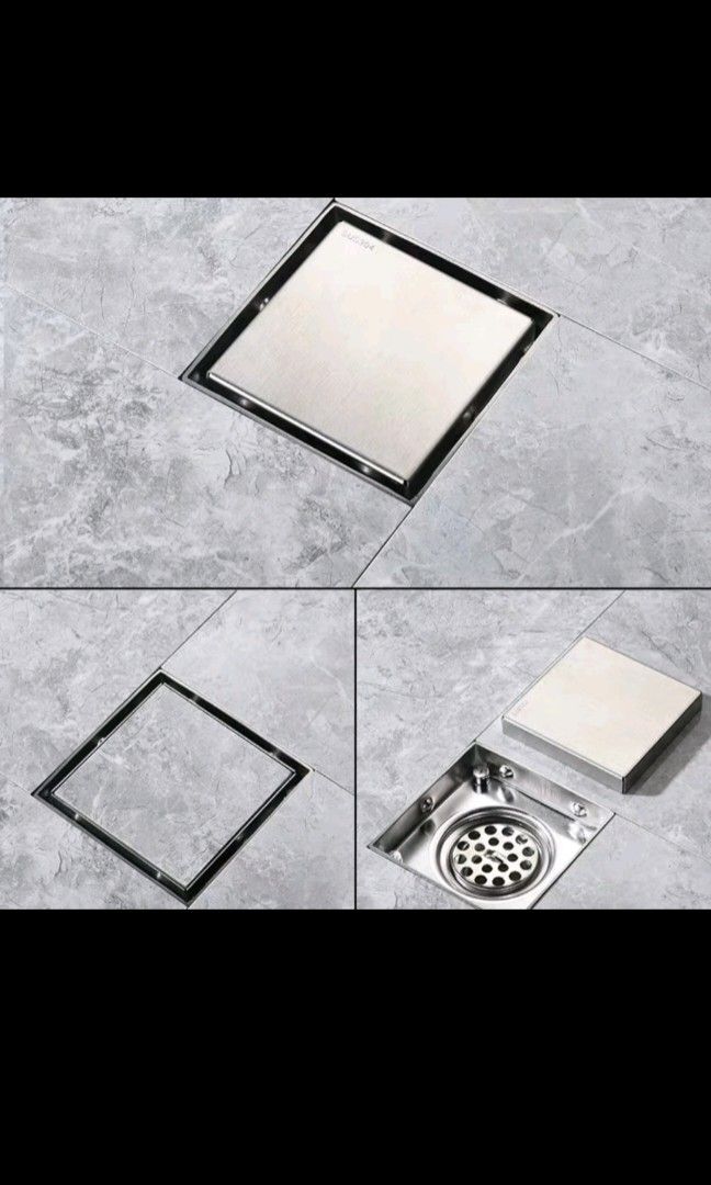 Concealed floor drain outlet