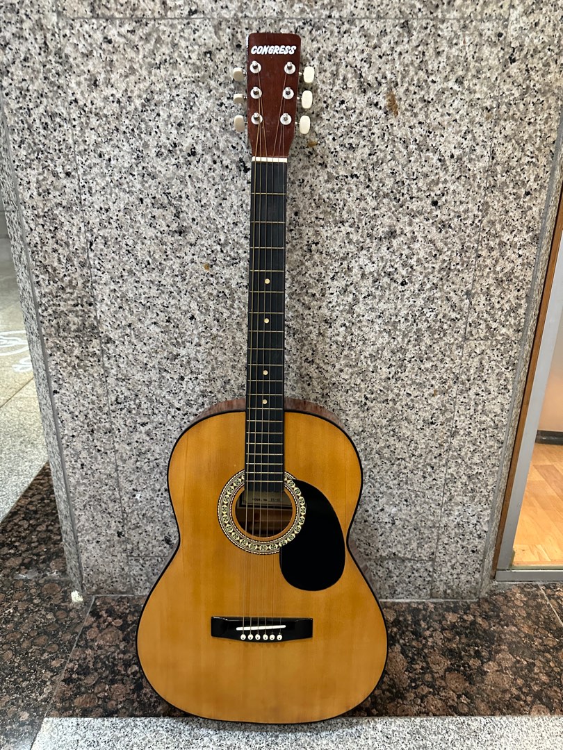 Congress Made In Taiwan FK 45 Acoustic Guitar Hobbies Toys