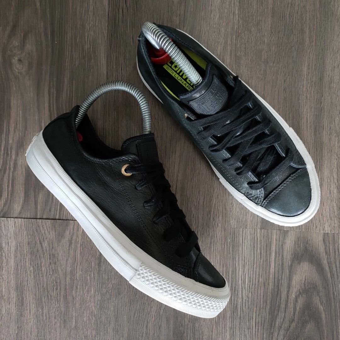 Converse Chuck Taylor All Star ii Craft Leather Black 5UK 24CM