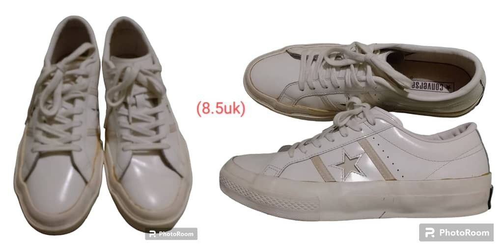 Converse one star hotsell metallic leather sneakers