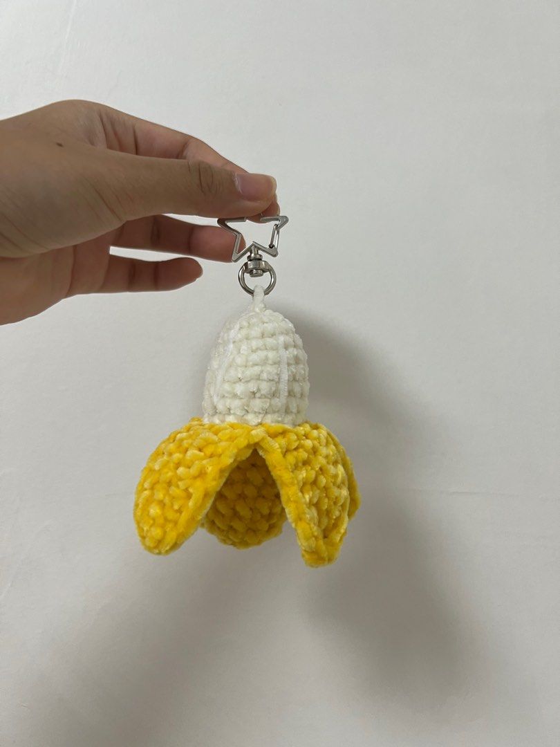 Mini Banana Keychain