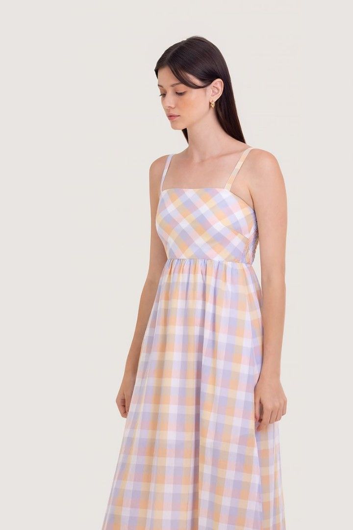 Gingham summer dress outlet