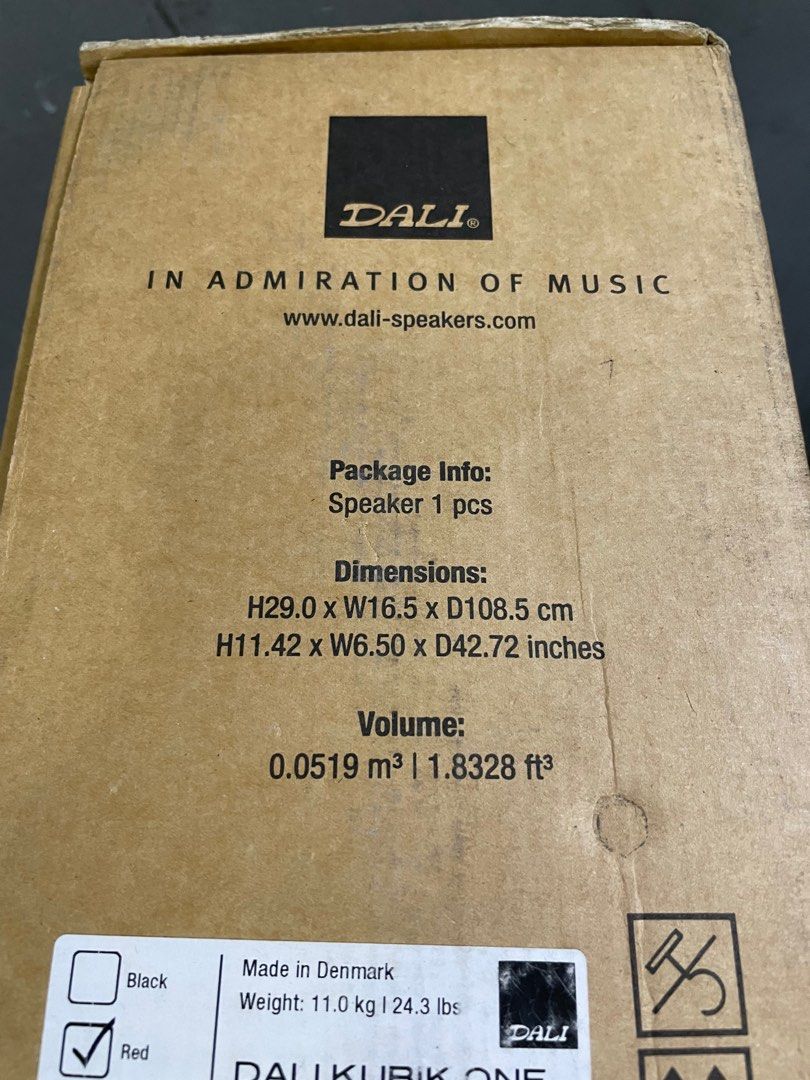 Dali kubik one sales dimensions