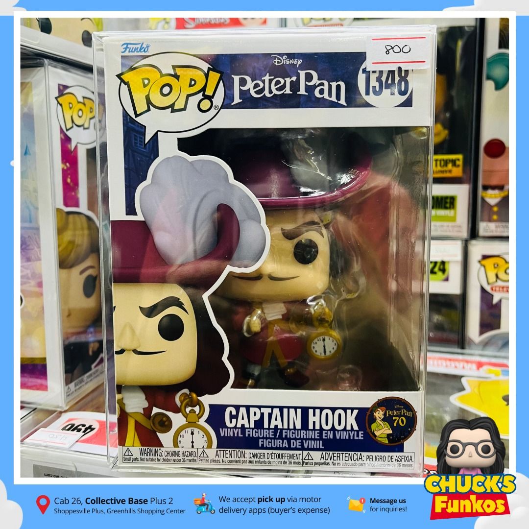 Disney's Captain Hook Funko Pop, Hobbies & Toys, Toys & Games on Carousell