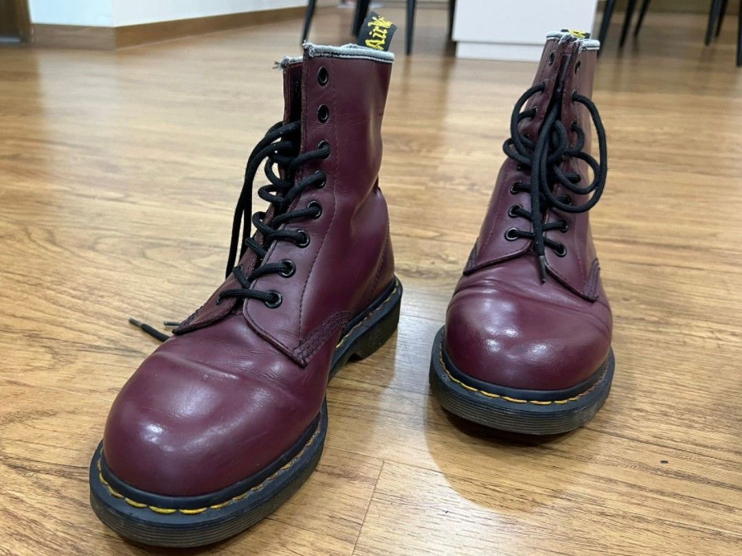 Cherry red discount ankle boots