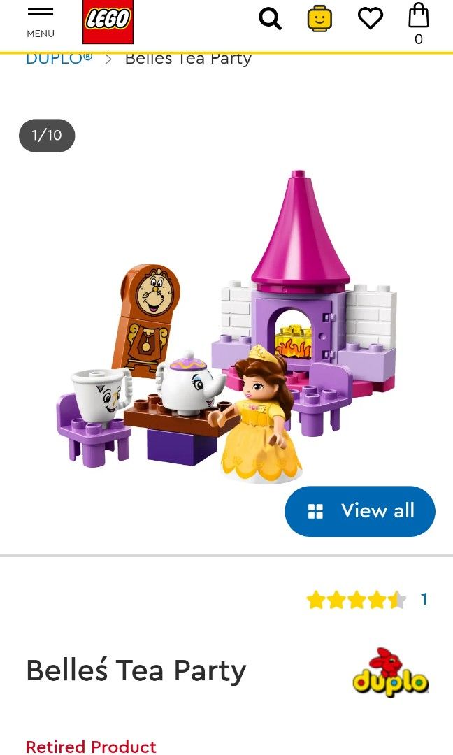 Belles tea party duplo new arrivals