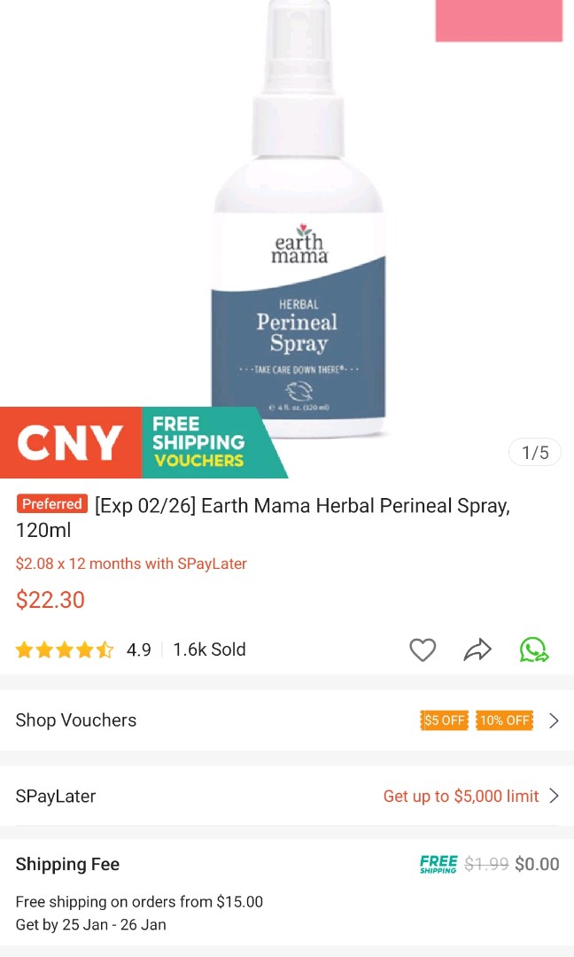 Herbal Perineal Spray