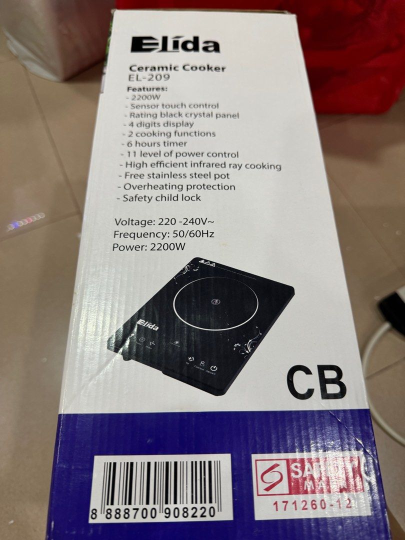 Elida Infrared Induction Cooker EL 209