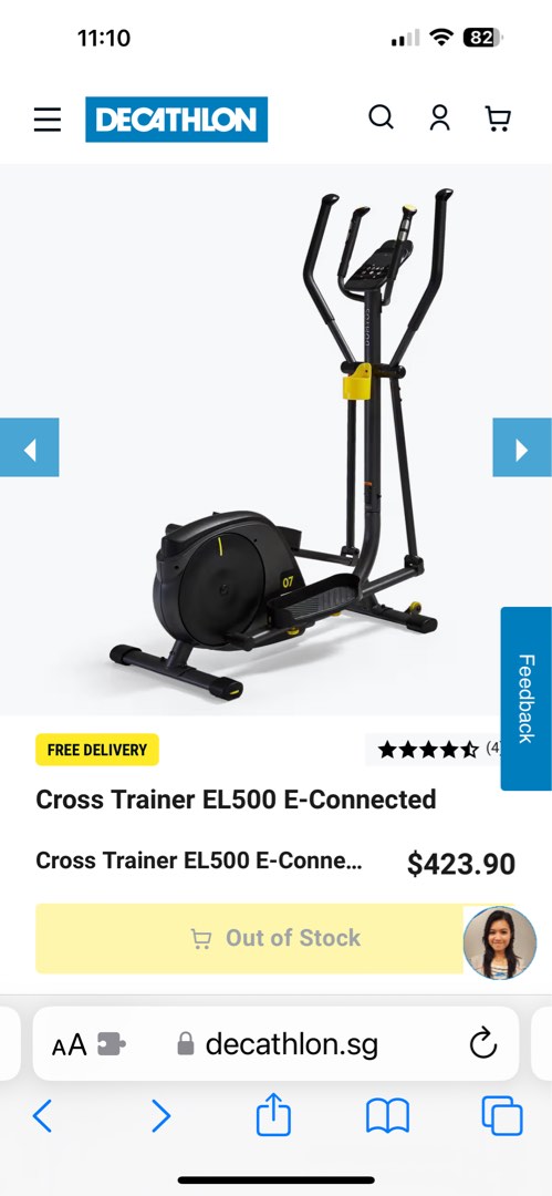 Velo elliptique decathlon discount domyos el 500