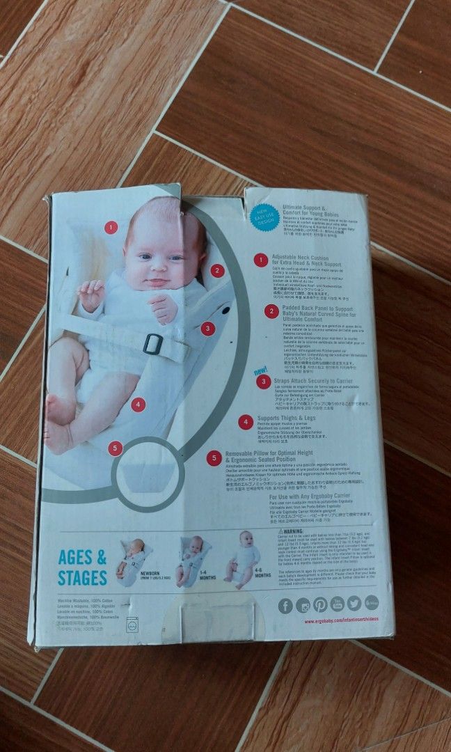 Ergobaby infant insert cushion sales