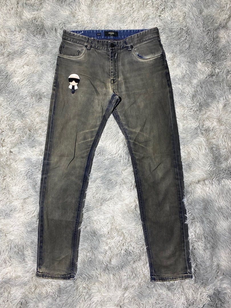 FENDI Pants, Women's Fashion, Bottoms, Jeans on Carousell