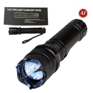 Flashlight with taser rechargeable