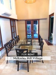 For Rent / Lease: McKinley Hill Village 5-BEDROOM Spacious Corner House and Lot in Taguig