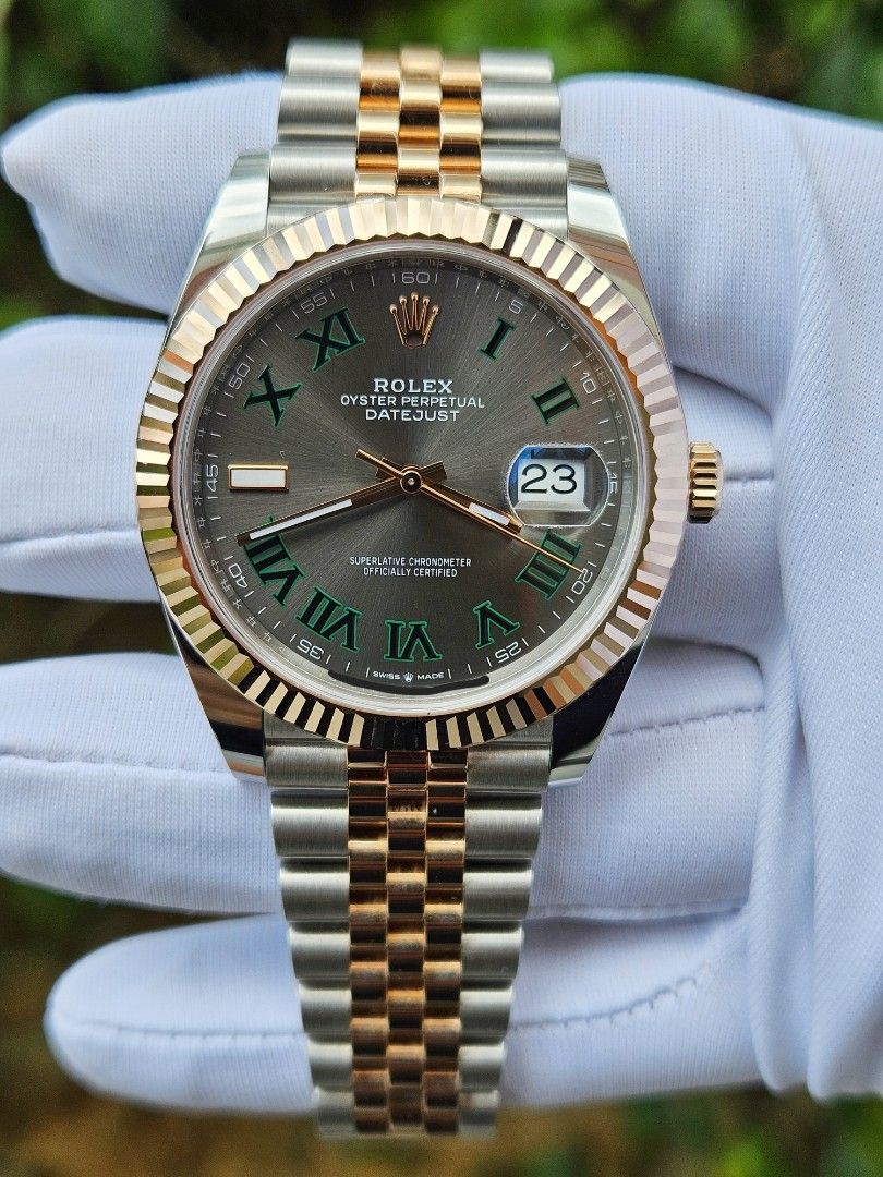 Rolex datejust 41mm 2019 jubilee rhodium top