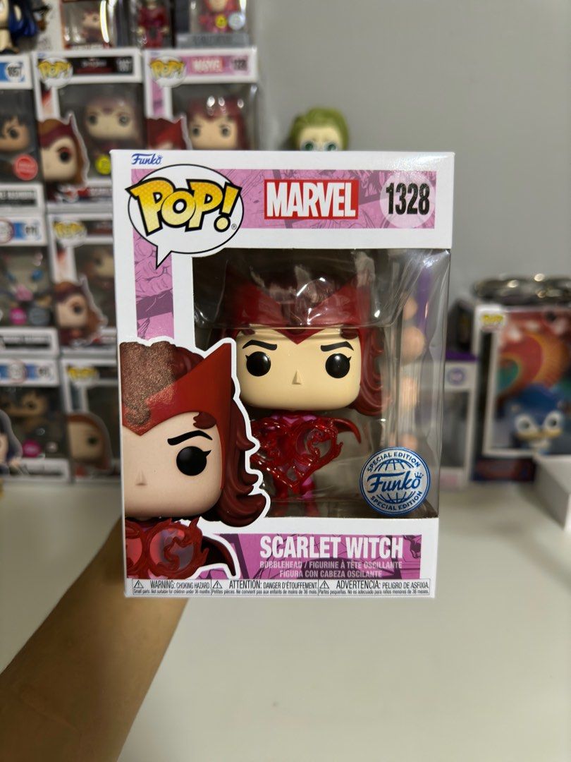 Preventa Funko Pop Marvel: San Valentin - Scarlet Witch 1328 Exclusive –  Geeky&Gifts