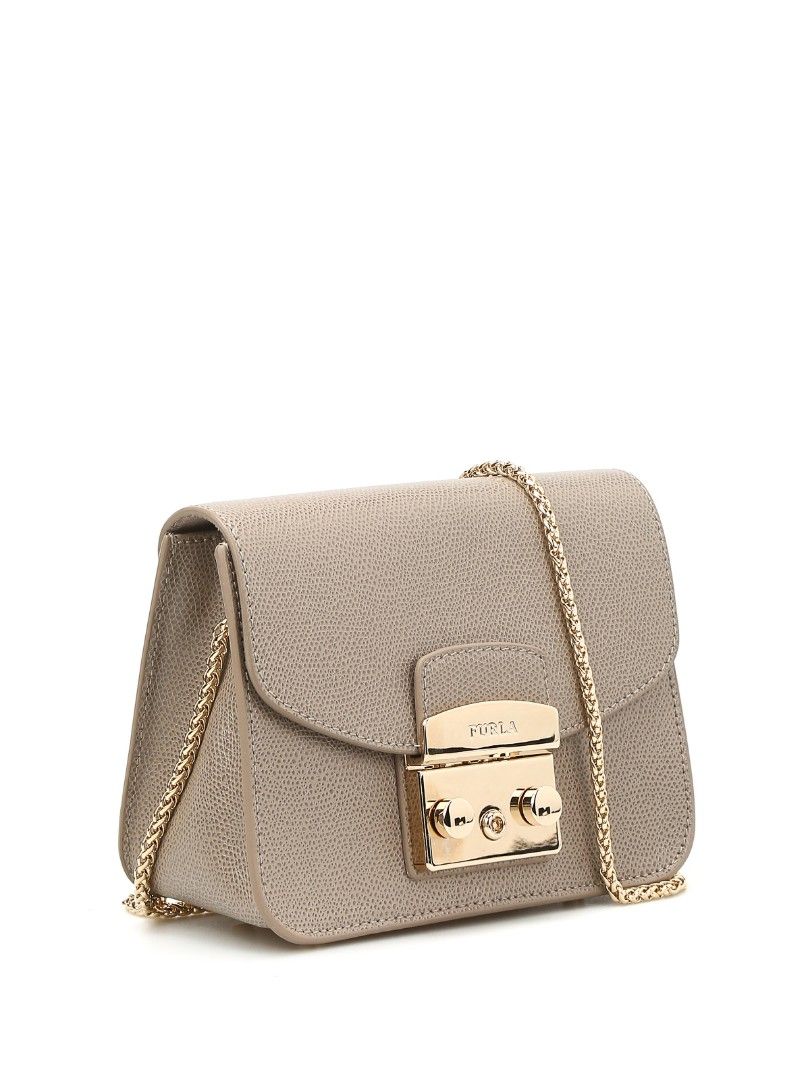 Furla Mini Metropolis in Beige Pink
