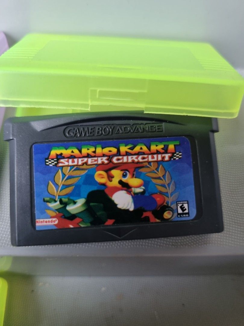 Gameboy advance catridges (Category: Nintendo) located in Banaybanay. Submitted by rbjuvyreyn18879 (Listing ID 1281526573, Image 3). Description: seven pieces of assorted games catridges for gameboy advance..all in good condition..imported from u.s.a.. these are the folloeing games.1.mario kart super circuit. 2.donkey kong country 2.. 3. Street fighter turbo revival II..4. Spiderman 3..5. Super Mario bros. 3..6.Star Wars the new droid army. 7. Fi
