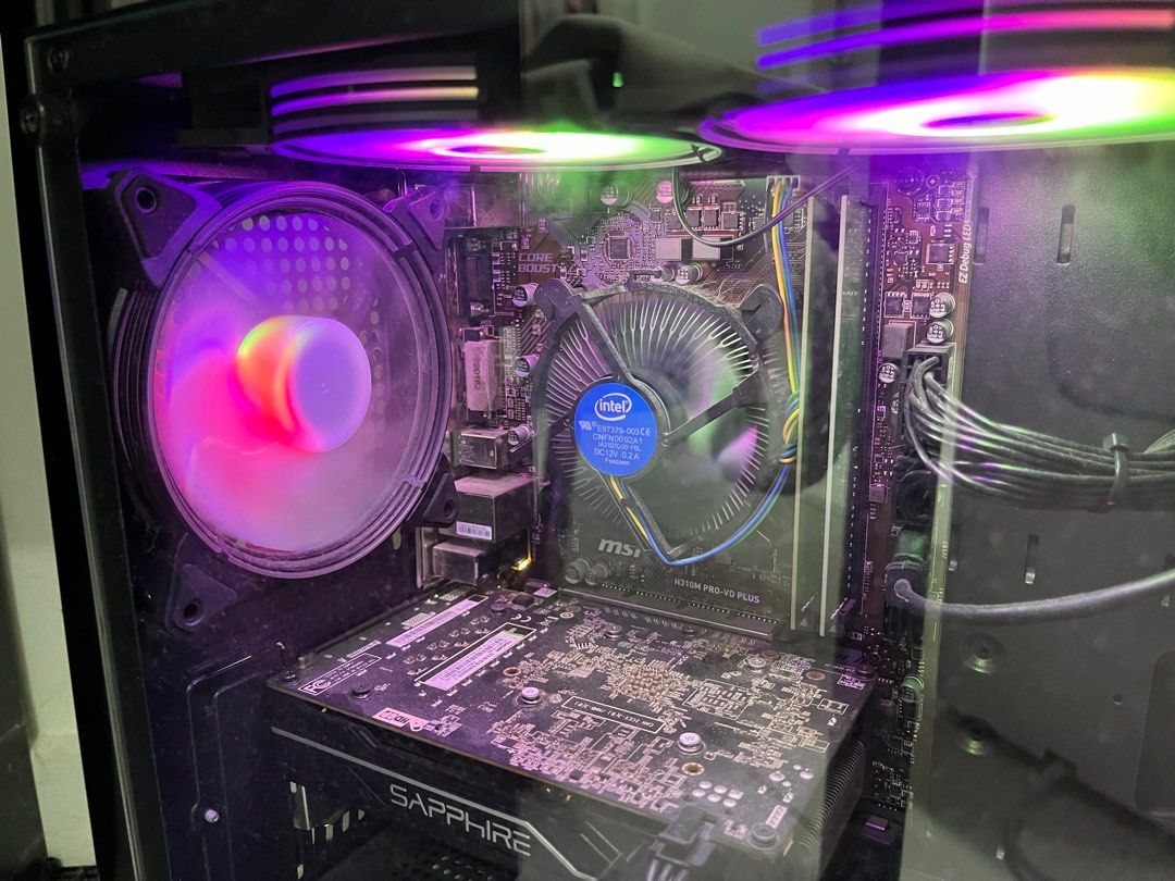 Gaming Desktop PC Intel i3 9100F AMD RX 570 Computers Tech