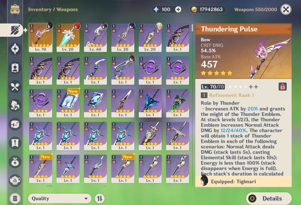 Genshin impact account with arle and c1 raiden (Category: Game Gift Cards & Accounts) located in Calauan. Submitted by kingukingking (Listing ID 1281566435, Image 3). Description: ar 48 C1 tighnari, C1 raiden,arlechinno, diluc, keqing with thundering pulse and skyward pride (Asia server) pay using gcash message me if interested.
