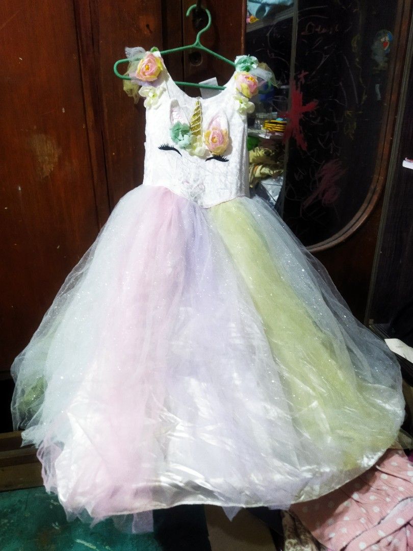 Gillian s Closet Unicorn Gown Babies Kids Babies Kids Fashion on Carousell