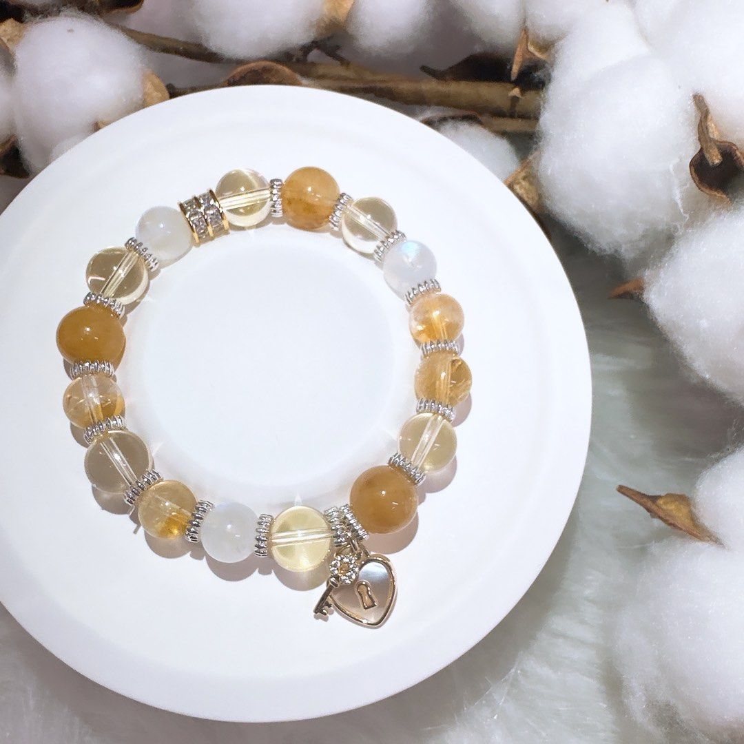 Gold and crystal bracelet online