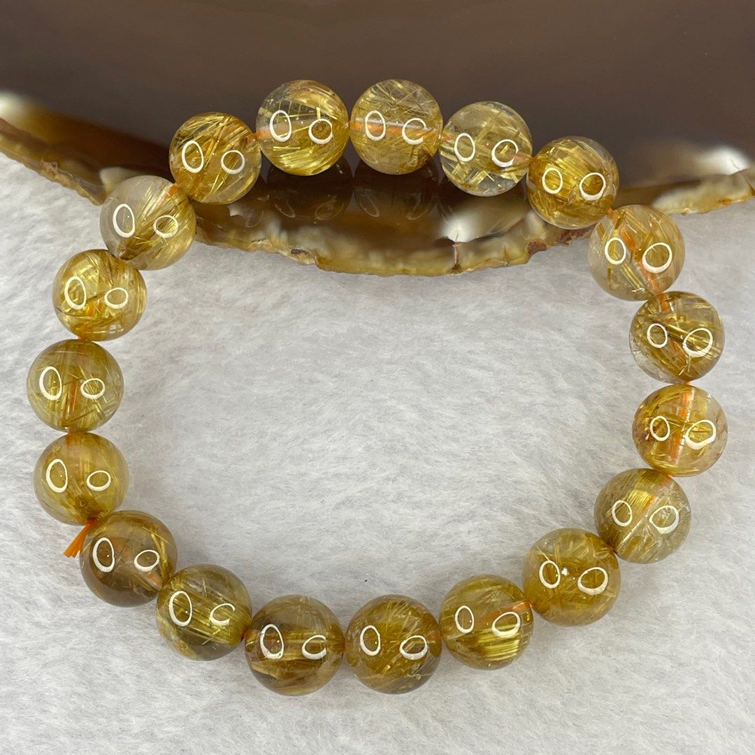Gold rutilated hotsell quartz beads