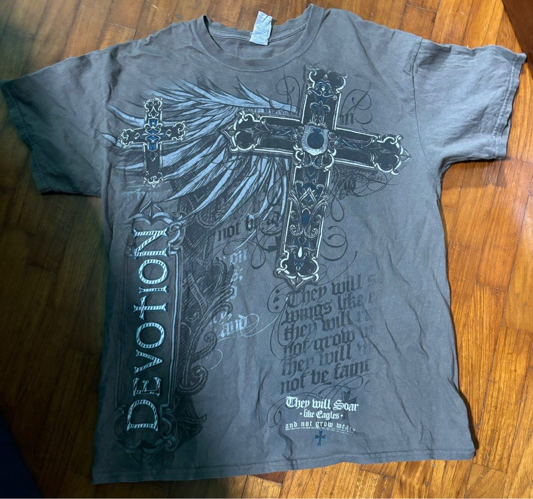 grunge affliction style shirt Men s Fashion Tops Sets Tshirts