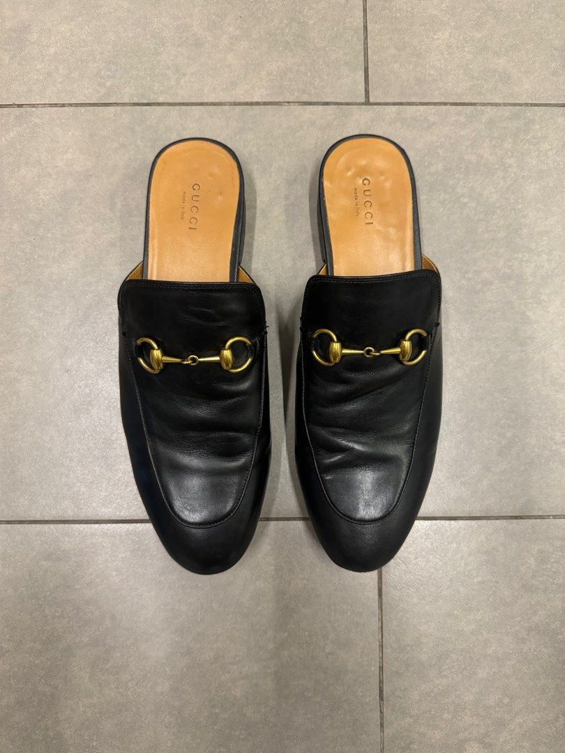 Used gucci princetown loafers shop