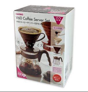 HARIO V60 VCSD-02CBR Kaffeekannen, Braun, Size 2