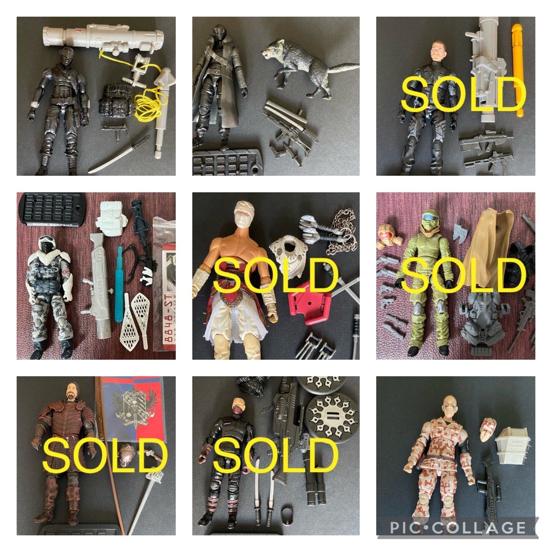 Gi joe 3.75 action store figures for sale