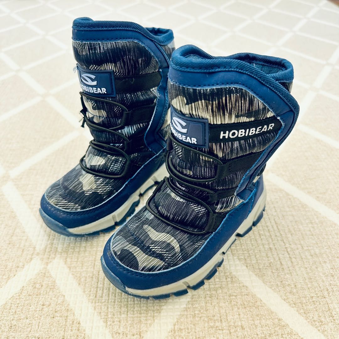 Hobibear snow boots for boys size 27 for 3 year olds Babies