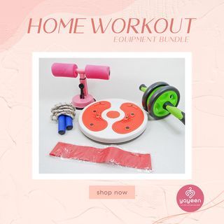 Home Workout Equipment BUNDLE with FREE Jumping Rope