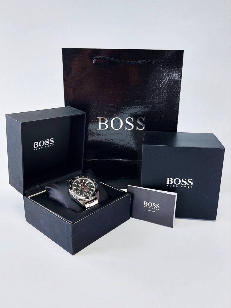 HUGO BOSS stainless steel men s watch
