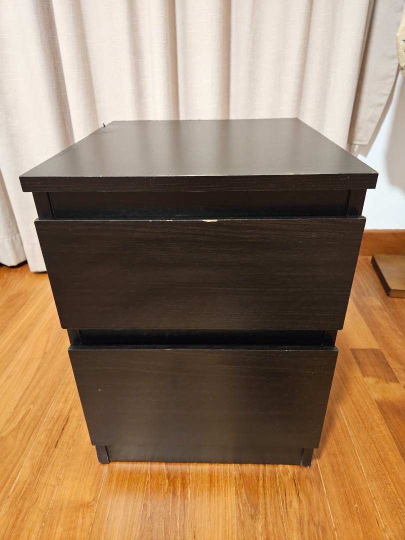 Ikea Malm bedside table, Furniture & Home Living, Furniture, Tables