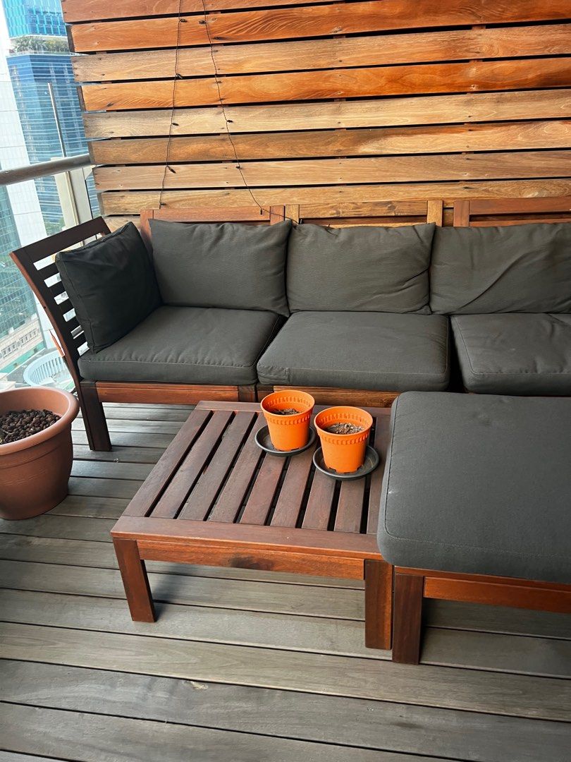 IKEA Nammaro Outdoor Set, Furniture & Home Living, Outdoor Furniture on