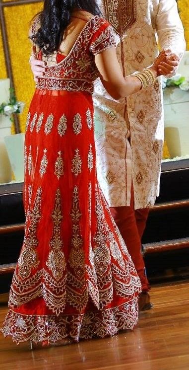 Reception dress sales for indian wedding