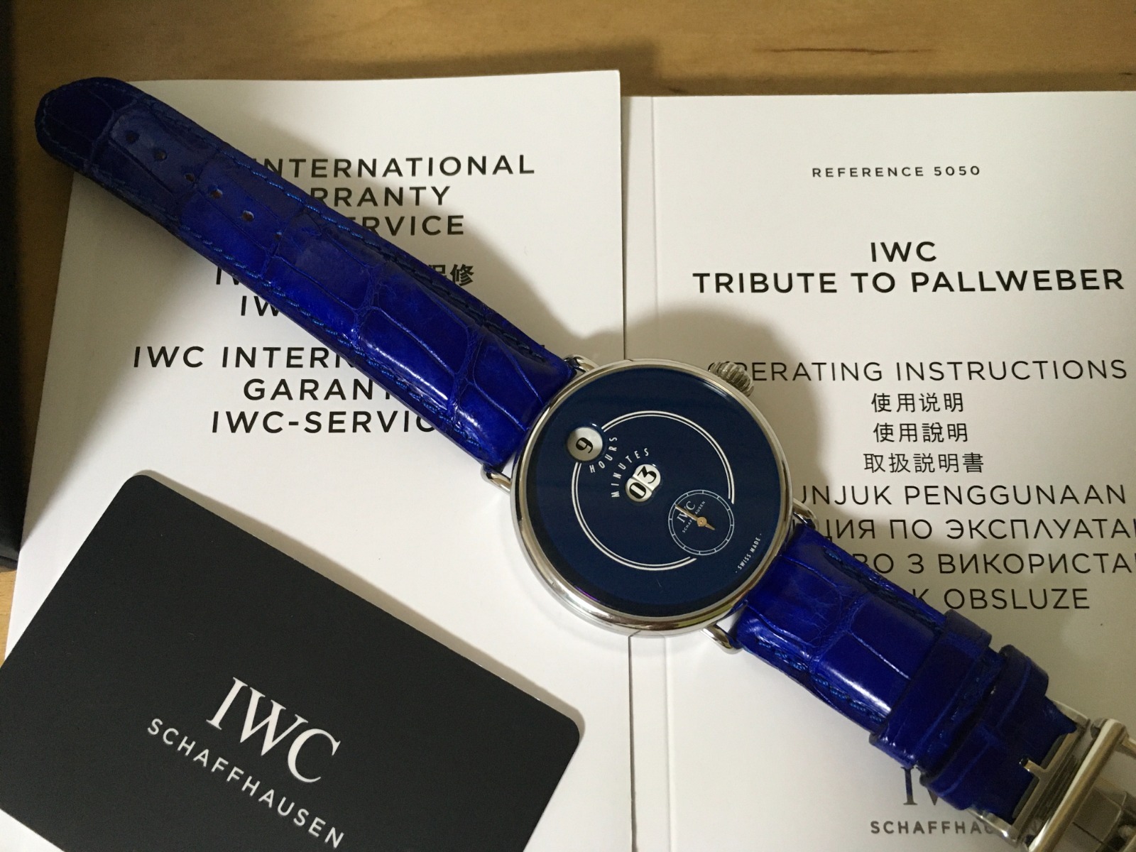 IWC IW505003 Tribute to Pallweber Edition 150 Years Stainless
