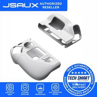 JSAUX Silicone Grip Protection Case Compatible for Steam Deck Silicone Sleeve Set