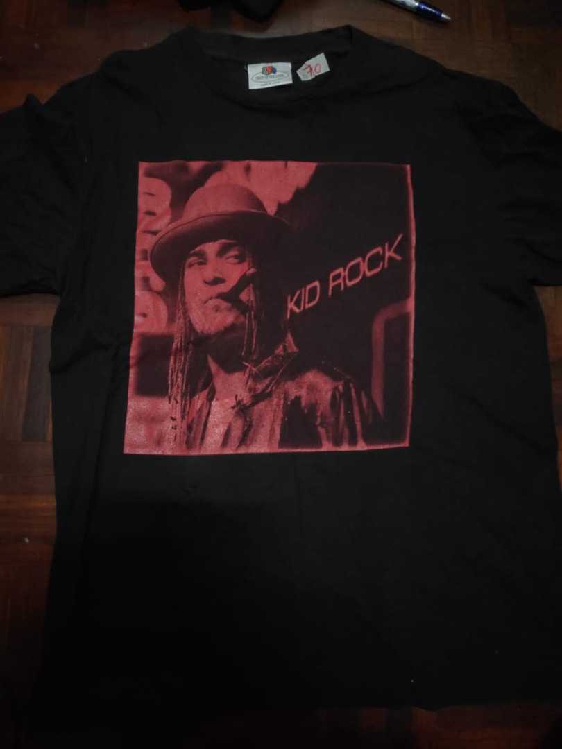 kid rock tshirt baju, Men's Fashion, Tops & Sets, Formal Shirts on Carousell