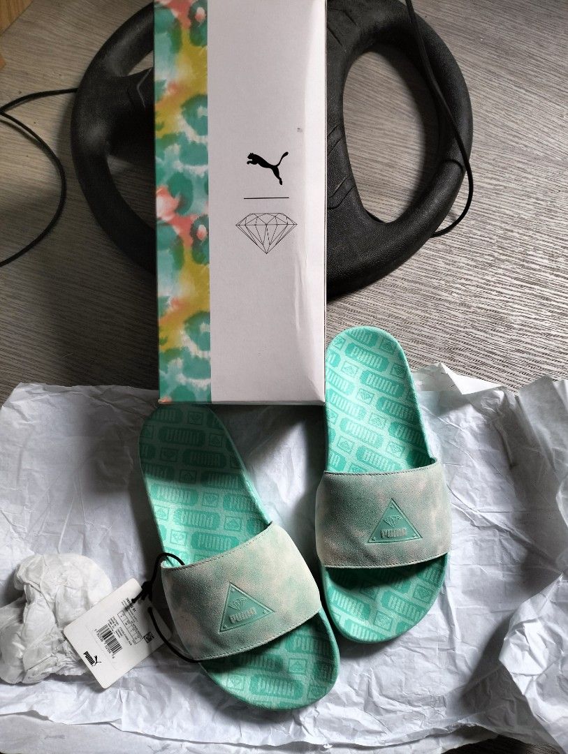 Leadcat Puma Diamond Supply Co. Slides mens Women s Fashion Footwear Slippers and slides on Carousell