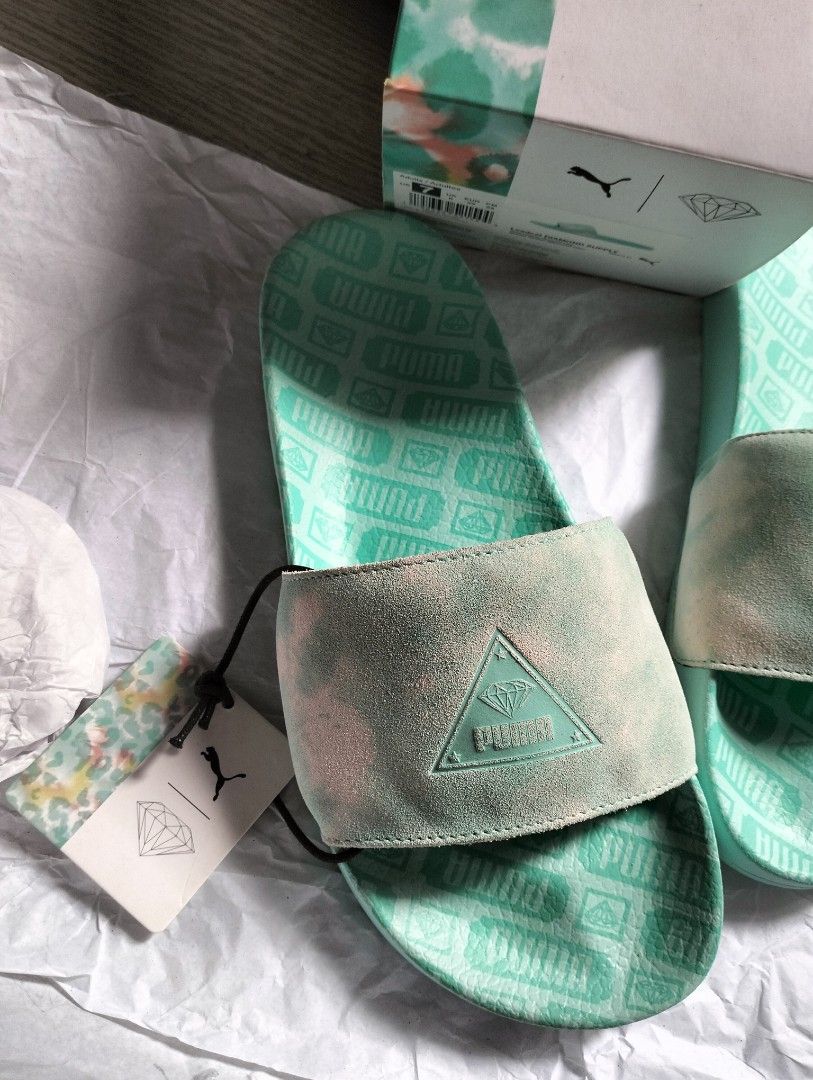 Leadcat Puma Diamond Supply Co. Slides mens Women s Fashion Footwear Slippers and slides on Carousell