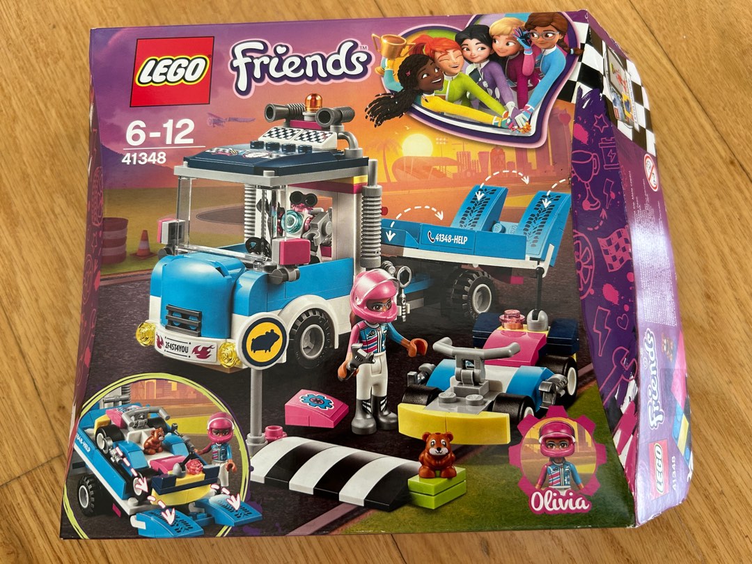 Lego friends store racing car