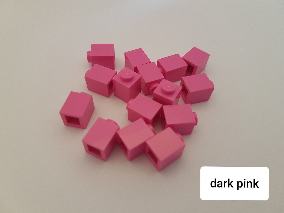 Lego parts (Category: Lego & Building Sets) located in Quezon City. Submitted by thebrickingpoint (Listing ID 1281437766, Image 1). Description: Original Lego parts. New, unused condition. Old stock, some may have slight scratches due to storage. P45/lot (as pictured). 1.dark pink (15 pcs) - 1 lot only 2. dark blue gray (10 pcs) - 5 lots available 3. trans red (4 pcs) - 10 lots available 4. any combination of white/black (20 pcs) - 20 lots 5. ora