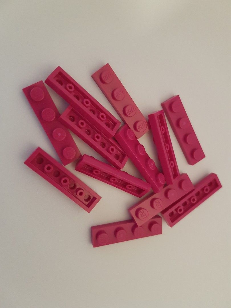 Lego parts (Category: Lego & Building Sets) located in Quezon City. Submitted by thebrickingpoint (Listing ID 1281438447, Image 3). Description: Original Lego parts. New, unused condition. Old stock, some may have slight scratches due to storage. P30/lot (as pictured). 1. black (10 pcs) - 2 lots available 2. magenta/yellow (12 pcs) - 1 lot 3. magenta (12 pcs) - 4 lot 4. DBG (10 pcs) - 5 lots 5. clear windshield (2 pcs) - 12 lots 6. trans black wi