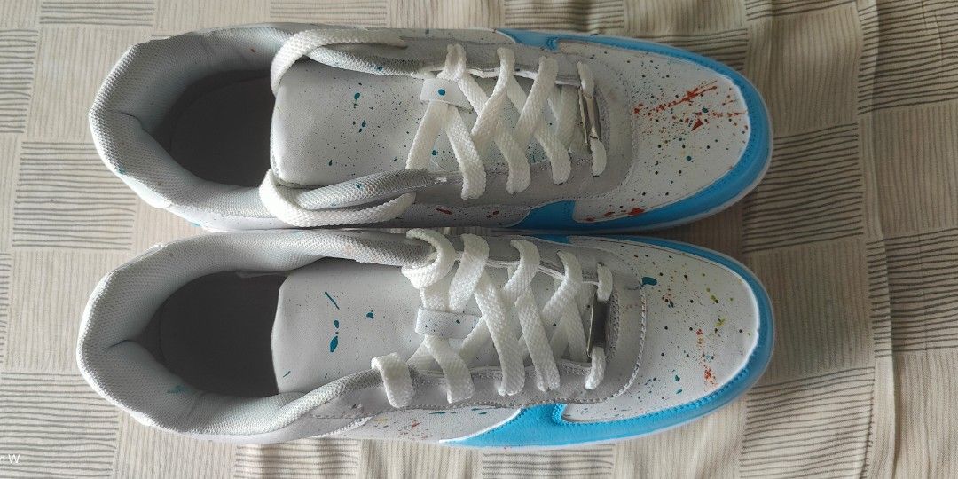 White painted deals shoes