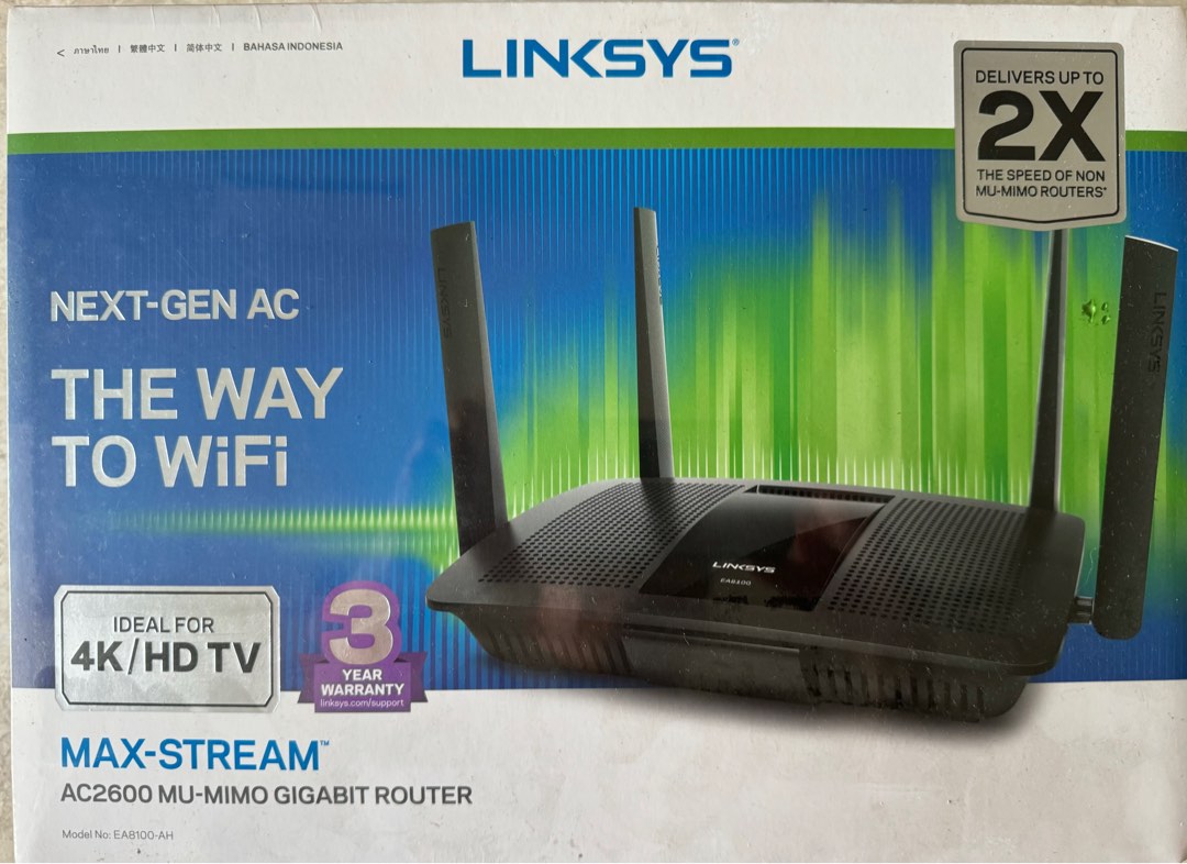 Linksys AC2600 Router, Computers & Tech, Parts & Accessories ...