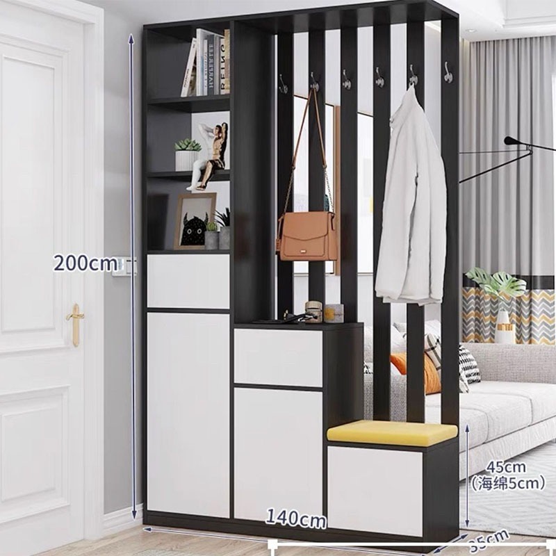 Living room modern simple entrance partition entry entrance cabinet ...