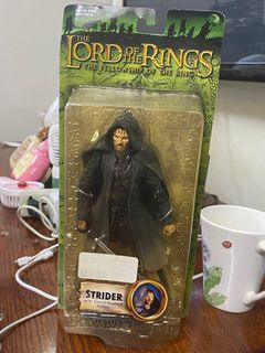 Lord of the Rings Fellowship of the Ring Strider 7" inche Action Figure w Sword Slashing LOTR Sealed