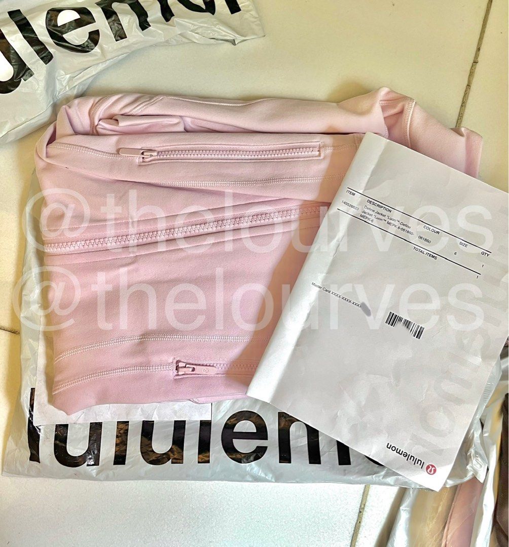 Meadowsweet Pink 🍰 #lululemon #definejacket #bbljacket